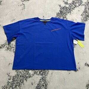 BP + Wildfang T Shirt Womens Sz 2X Blue Something Else" Graphic Streetwear Tee